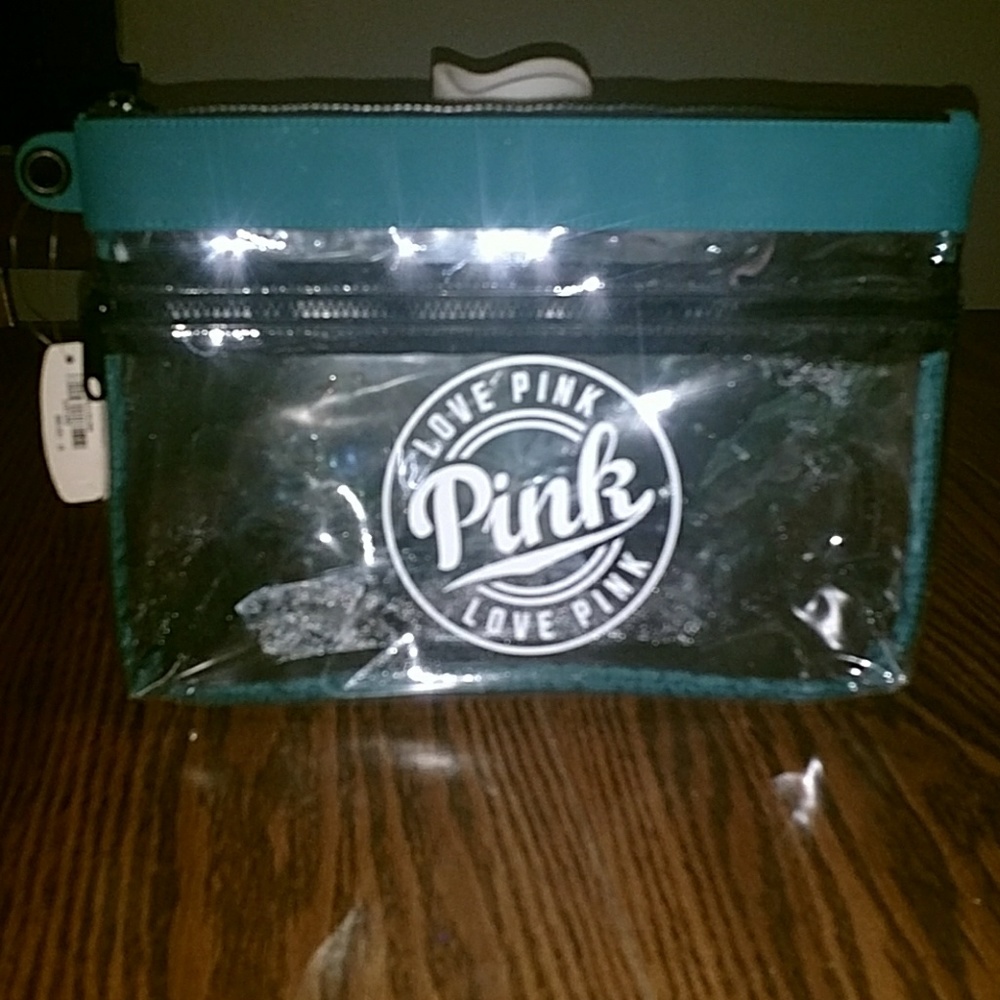 Pink clear bag